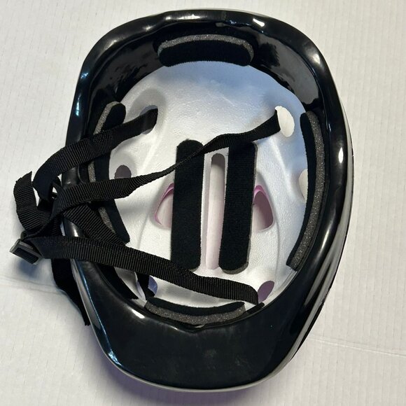 Kids Bike Helmet Pink Flames Child Safety Gear for Skateboarding, Roller Skating - Picture 2 of 8